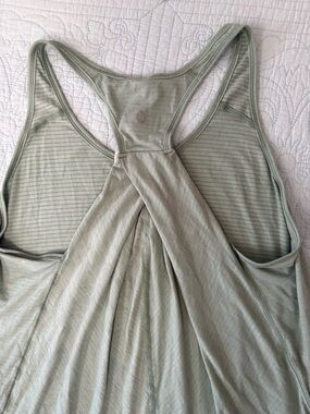Lululemon Light Sage Green Racerback Tank Top size 8